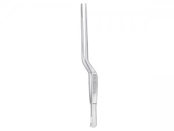 BAYONET DISSECTING FORCEPS WITHOUT TEETH 17,5CM