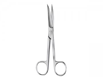 STANDARD SCISSOR CURVED S/S 18CM