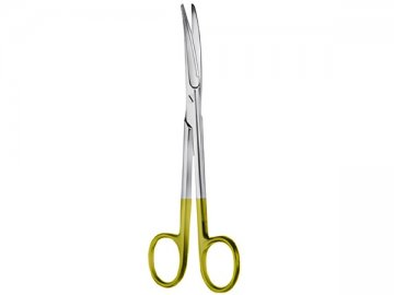 MAYO TC SCISSORS CURVED 23CM