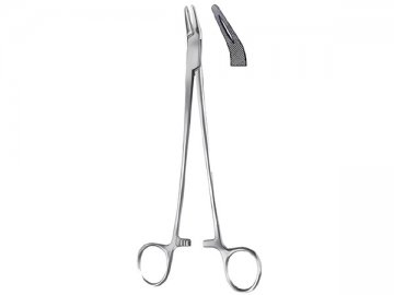 FINOCHIETTO NEEDLE HOLDER ANGLED 27CM