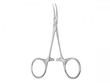 JACOBSON-HALSTED MOSQUITO CLAMP CURVED 13CM