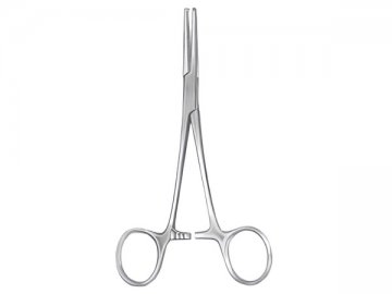 CRILE CLAMP TOOTHED CURVED 14CM
