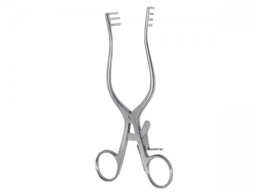 WEITLANER AUTOMATIC RETRACTOR 3X4 TEETH BLUNT 16CM