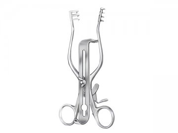 HENLEY AUTOMATIC RETRACTOR 3X4 TEETH BLUNT 16CM