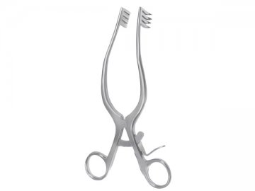 ANDERSON-ADSON AUTOMATIC RETRACTOR 4X4 TEETH SHARP 24CM
